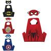Colorful Marvel Anime Cosplay Superhero Cloak And Mask For Childrens Fancy Dress