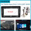 9 Inch Car Fascia Frame Adapter Canbus Box For Toyota Aqua Prius C 2018-2021 RHD Android Radio Audio Dash Panel Cover Harness