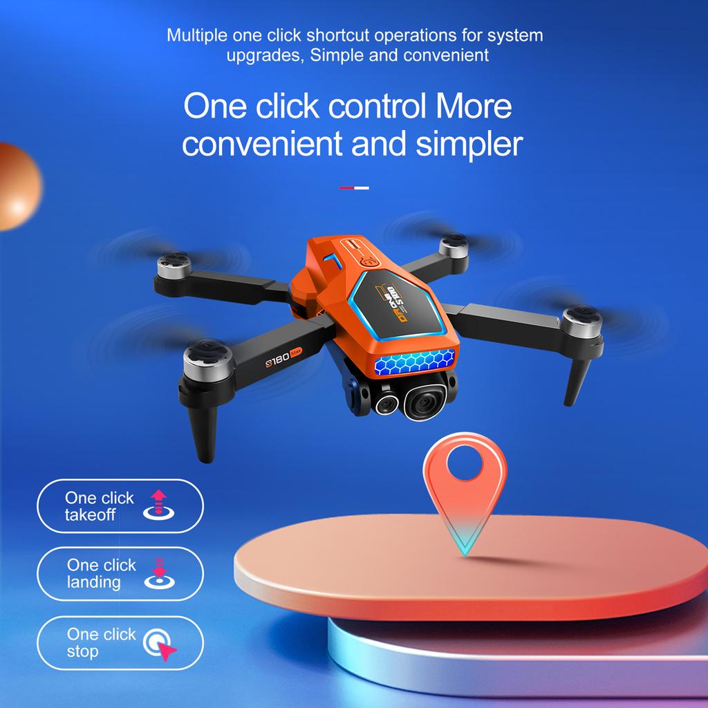 Remote Control Quadcopter for Kids with Camera 8K 3 Camera Brushless Motor Obstacle Avoidance