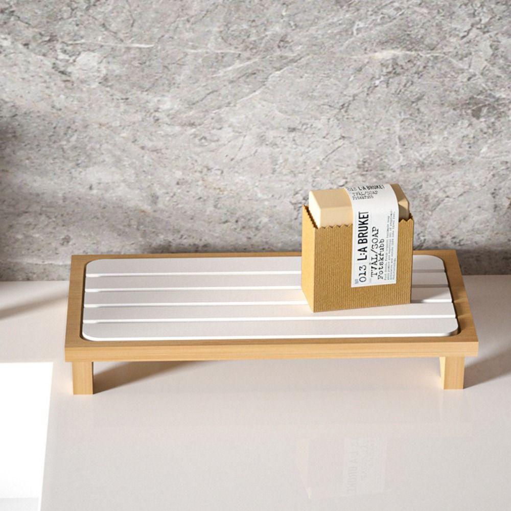 Anti-slip Instant Dry Sink Organizer Water Absorbent Drain Kitchen Sponge Holder Sturdy Space Saving Bathroom Sink Rack