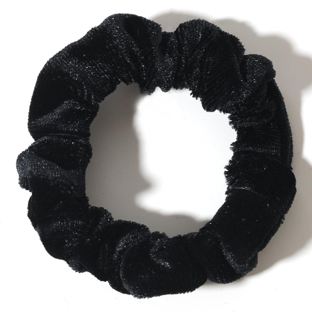 Bell Fashion Velvet Hair Ties: Classic High-Elasticity, Soft Touch In Solid Colors