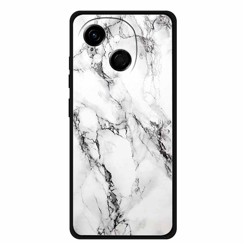 Black Silicone Case For Tecno Spark 40C Cases Wolf Luxury Protective Soft Back Cover For Tecno Pop 9 4G Case 6.67" Animal Fundas