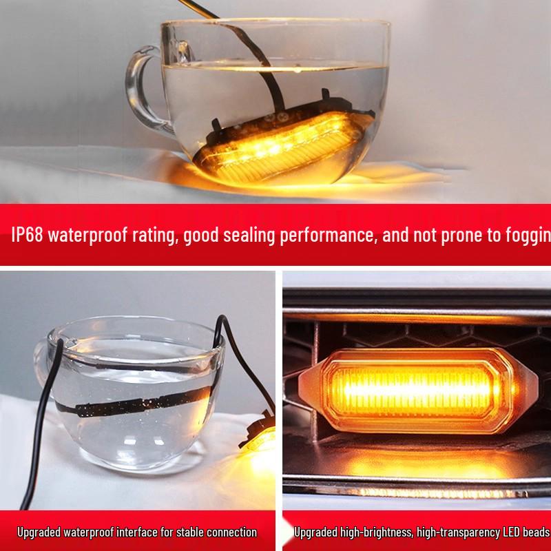 23-25 Tank 400 hi4t Grille LED Snap-On Daytime Running Light - Yellow