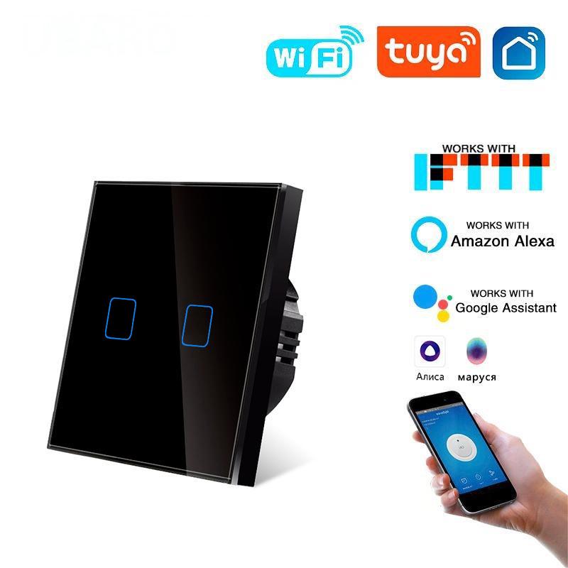 EU Standard WiFi Smart Switch with Alice Voice Control for Smart Home