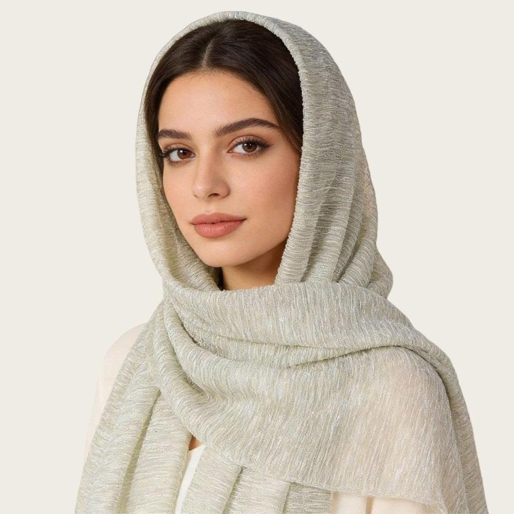Solid Color Plain Headscarf Breathable Modest Shawl Wrap Fashion Long Hijab For Women