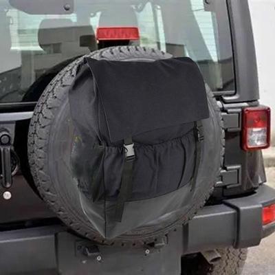 Spare Tire Trash Bag Cargo Storage Bag Oxford Cloth PU Leather Large Large
