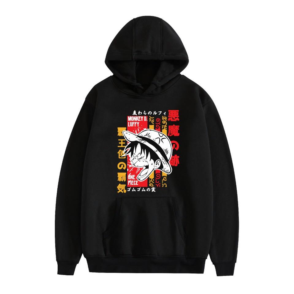Unisex Cosplay Hoodie Pullover Women Men ONE PIECE Anime Hooded Sweatshirt Costume XS