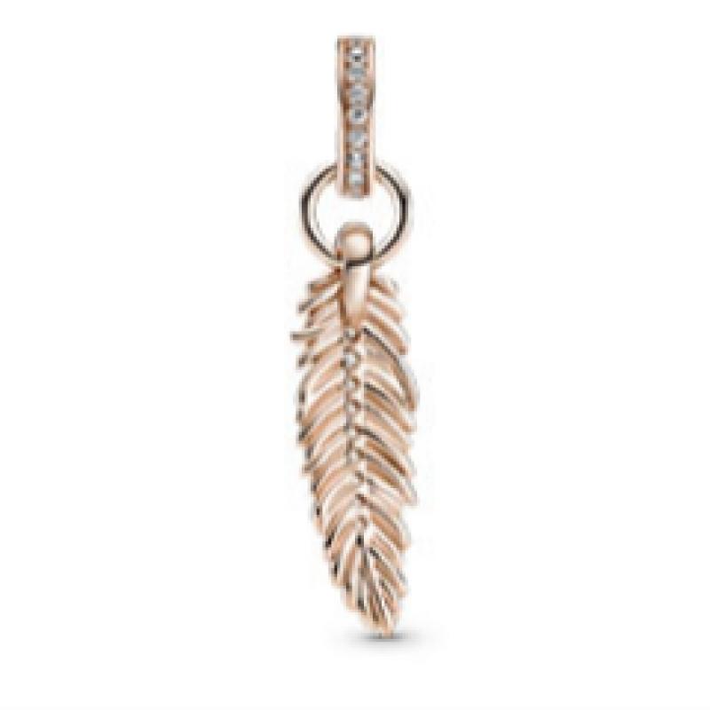Pandora Sparkling Feather Dangle Charm 789550c01