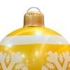 1PC Inflatable Christmas Balls Large PVC Christmas Hanging Ornaments Oversized Christmas Tree Balls Blow Up Christmas Balls
