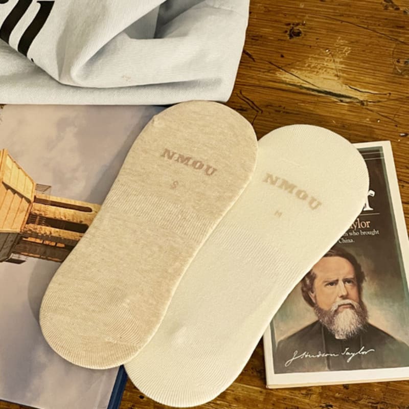 NMOO.OU [3 PACK] BASIC MUJI FAKE SOCKS (5colors)
