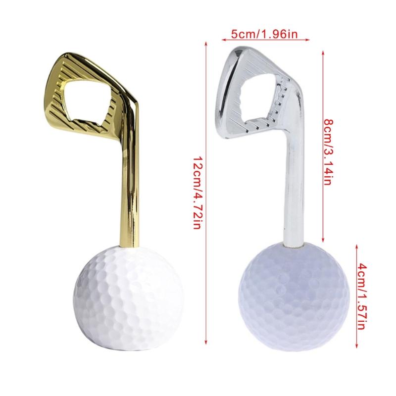 Portable Zinc Alloy Beer Bottle Opener Golf Putter Bottle Lid Remover for Parties and Gatherings Wedding Return Gift