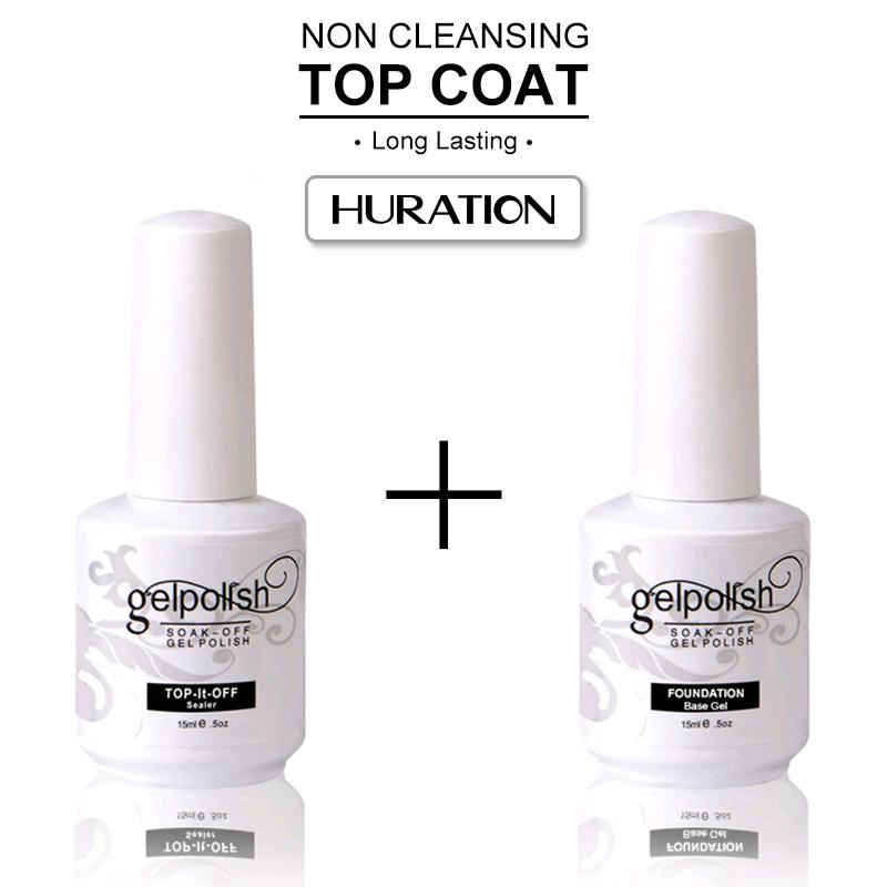 

Topcoat - Basecoat 2 Pcs Set Lacquer Soak Base - Topcoat Nail Polish