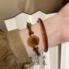 1Set Chinese Style Advanced Sense Rose Flower Beaded Bracelet For Women Girls Luxury High-End Vintage Bracelet Accessories Gifts