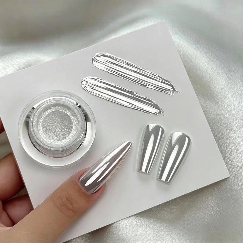 1 stk Menneskefisk Pulver Macaron Magisk Spejlpulver Air Cushion Japansk Neonpulver Aurora Glitter
