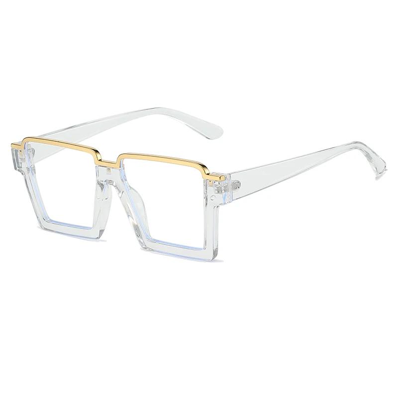 

Blue Ray Protection Glasses Classic Classic Square Eye Wear Women Men Daily Leisure Glasses Blue Light Blocking Man Lady Eyeglas