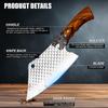 Meat Cleaver Chef Knife Dragonhead Fish-scale Pattern Slicing Knife Fish Cutting Cleaning Knives Seafood Market Slaughter