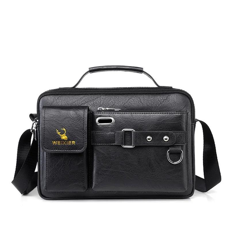 Men's Shoulder Bag, Business Commuting Shoulder Bag, Waterproof and Wear-resistant