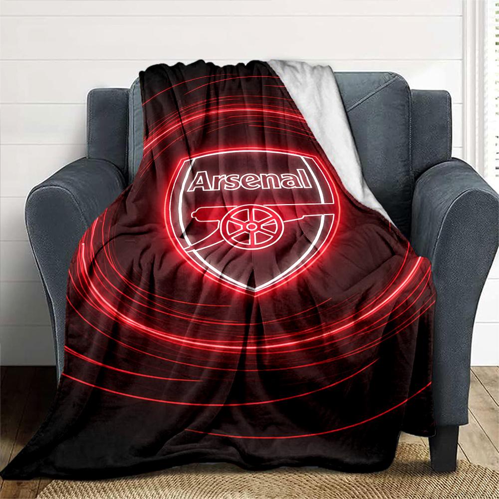 Arsenal Blanket Soft & Cozy Suitable for Sofa Chair Couch for All Seasons Modern Gift for Travel Home Birthdays