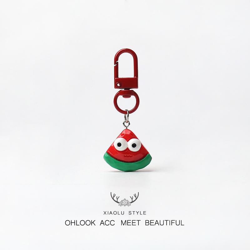 Adorable Mini Fruit Keychain Pendant - Cute, Funny Bag Charm Accessory