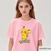 Miyazaki Hayao Totoro Printed T-shirt for Children's Summer Casual Candy Color Pure Cotton Top Fashion Casual Children's T-shirt