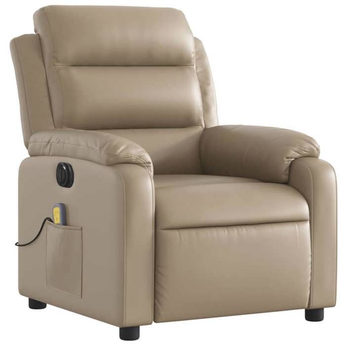 VidaXL Electric Reclining Massage Armchair, Relaxation Chair with Backrest, Seat with Armrests Living Room, Modern, 3205041