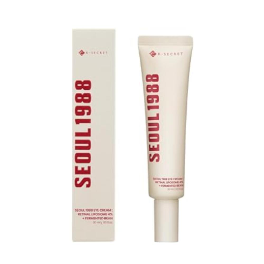 K-SECRET KSECRET Seoul 1988 Eye Cream, 4% Retinal Liposome, Fermented Bean