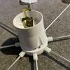 Air cooler Deflector with Rotating Arms Adjustable Overhead