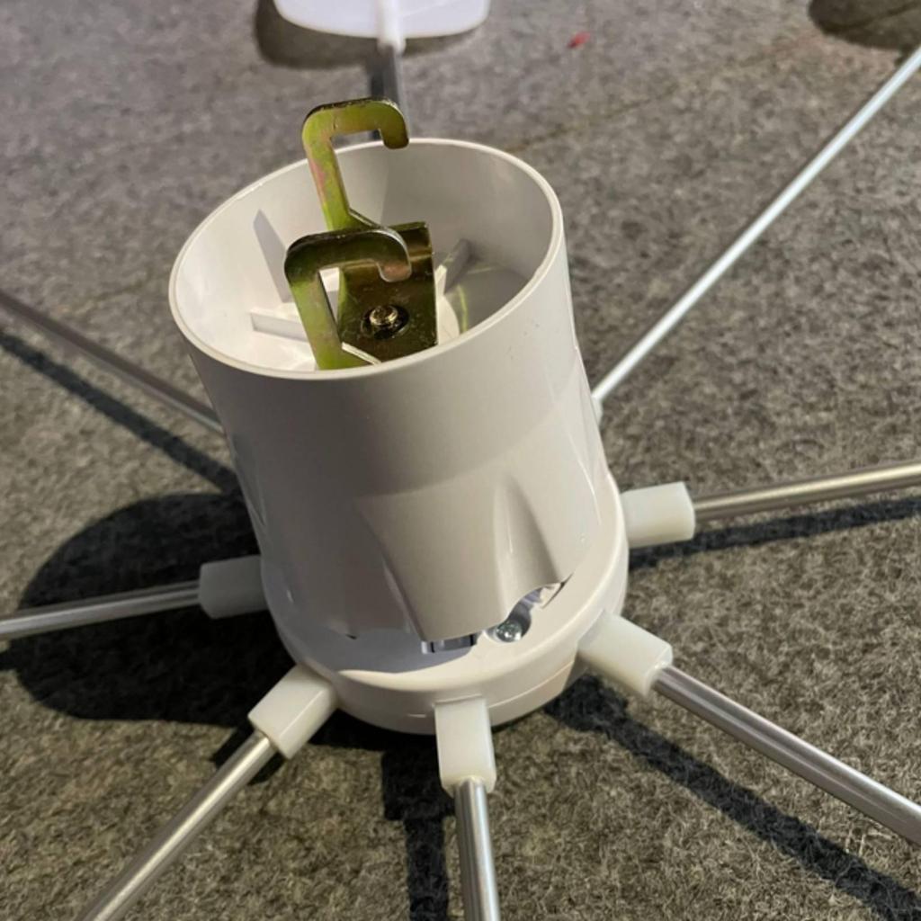 Air cooler Deflector with Rotating Arms Adjustable Overhead