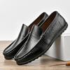 Men’s Moccasins Loafer Driving Shoes Flats Casual Slip On Plus Size Wide Head Shoes for Men