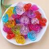 Potřeby pro domácí párty Ručně korálkové smíšené barevné květinové srdce Skořápka Candy Candy Barva DIY volné korálky korálky s dírkou vytvořené 150 ks pro výrobu šperků