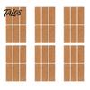 Multi Piece Cork Label Set Self-Adhesive Labels, Waterproof Stickers with Retro Wood Texture, Spice Jar Labels Removable Writable Tags for Jars