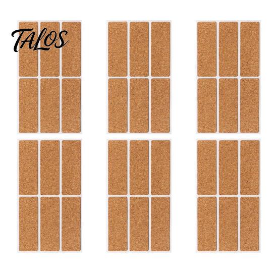 Multi Piece Cork Label Set Self-Adhesive Labels, Waterproof Stickers with Retro Wood Texture, Spice Jar Labels Removable Writable Tags for Jars