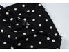 2026 European Summer Women's Polka Dot V-Neck Spaghetti Strap Backless Dress