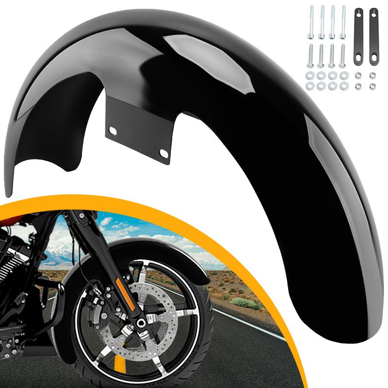 

Iron Motorcycle 19 Vivid Black Front Fender Mudguard For Harley Touring Road Glide Street Glide CVO 2025 2025 2025 чёрный