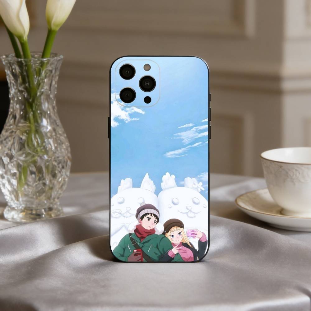 H-Hokkaido Gals Are S-Super A-Adorable Phone Case For iPhone 17pro,16,15,14,13,12,11 Plus,Pro Max,XS,Soft Silicone Black Cover