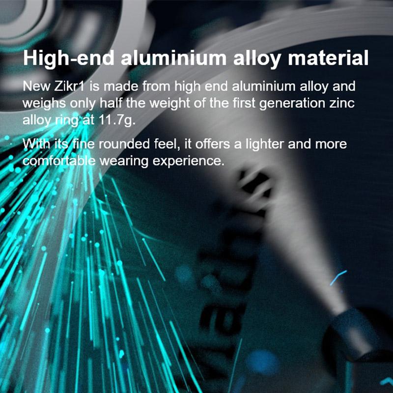 Qibla Zikr 1 Tasbih anneau intelligent pour musulman Tally Tasbih compteur en métal 5 prière Bluetooth rappel de temps