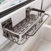 Wall Mount Aluminum Alloy Kitchen Cloth Rack With Ventilated Drip Tray For Home Use