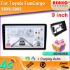 Android for  Toyota FunCargo 1999-2005 Car Radio DSP GPS Multimedia Video Player Wireless CarPlay Android Auto 2din Stereo