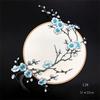 Plum Blossom Flower Patch Fabric Sticker Iron On Sew On Patch Craft Sewing Repair Embroidered Patch