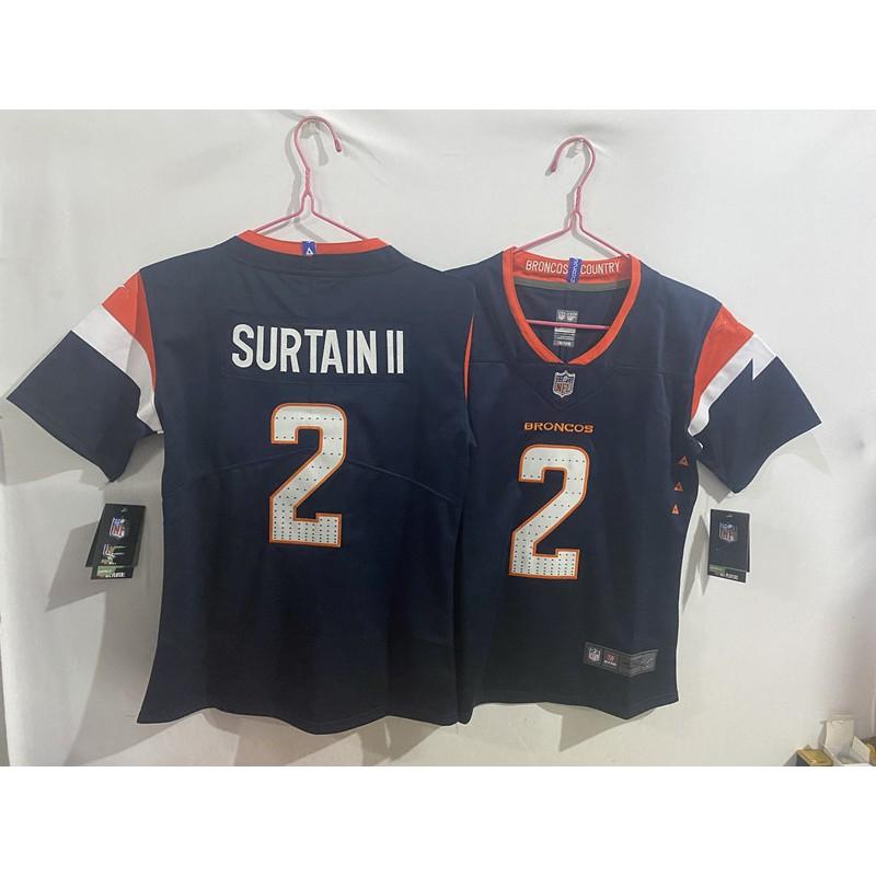 Kids NFL Denver Broncos Embroidered Football Jersey Adult Unisex Rugby Sportswear