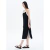 8SECONDS Color Block Slit Sleeveless Dress Black