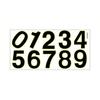 Luminous House Number Stickers Glow in The Dark Stickers, Self-Adhesive Numbers for Adhesive Decals Mailbox Door Wall, Green Emergency Guide