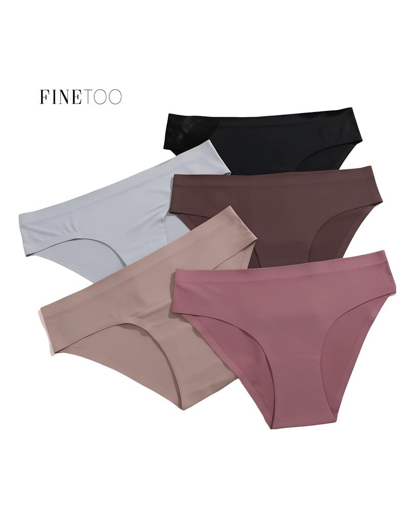 Allofme Women Modal Seamless and Traceless Panties Solid Color Underwear Soft and Comfortable Lingerie