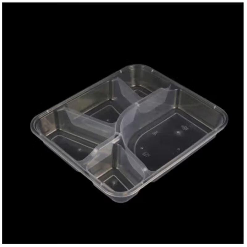 Hansheng Disposable 5-Compartment Lunch Boxes