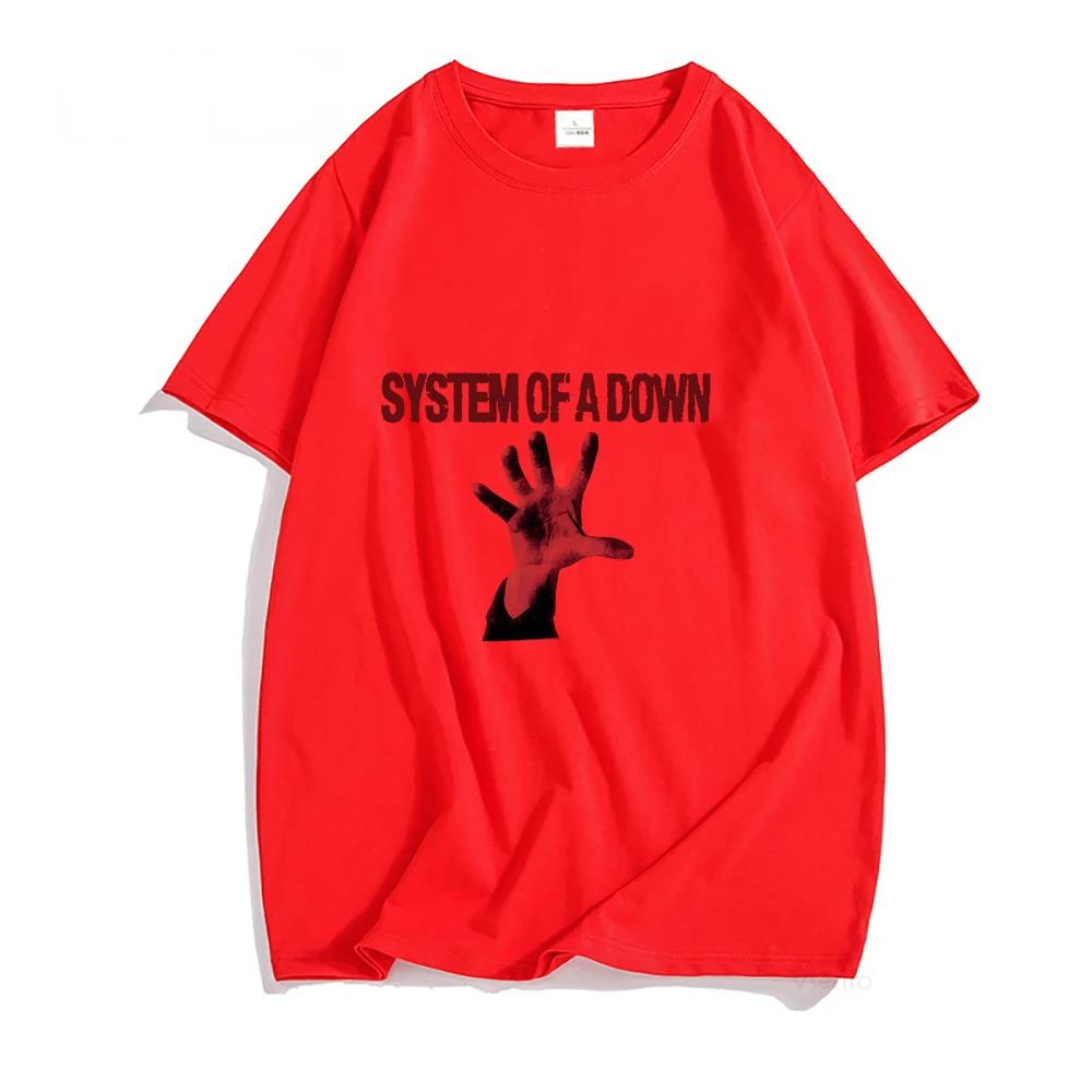 System of A Down Shirts Retro Band Tees Summer Casual Clothes Creative Graphic Women Men T Shirt Printed Streetwear T-shirt