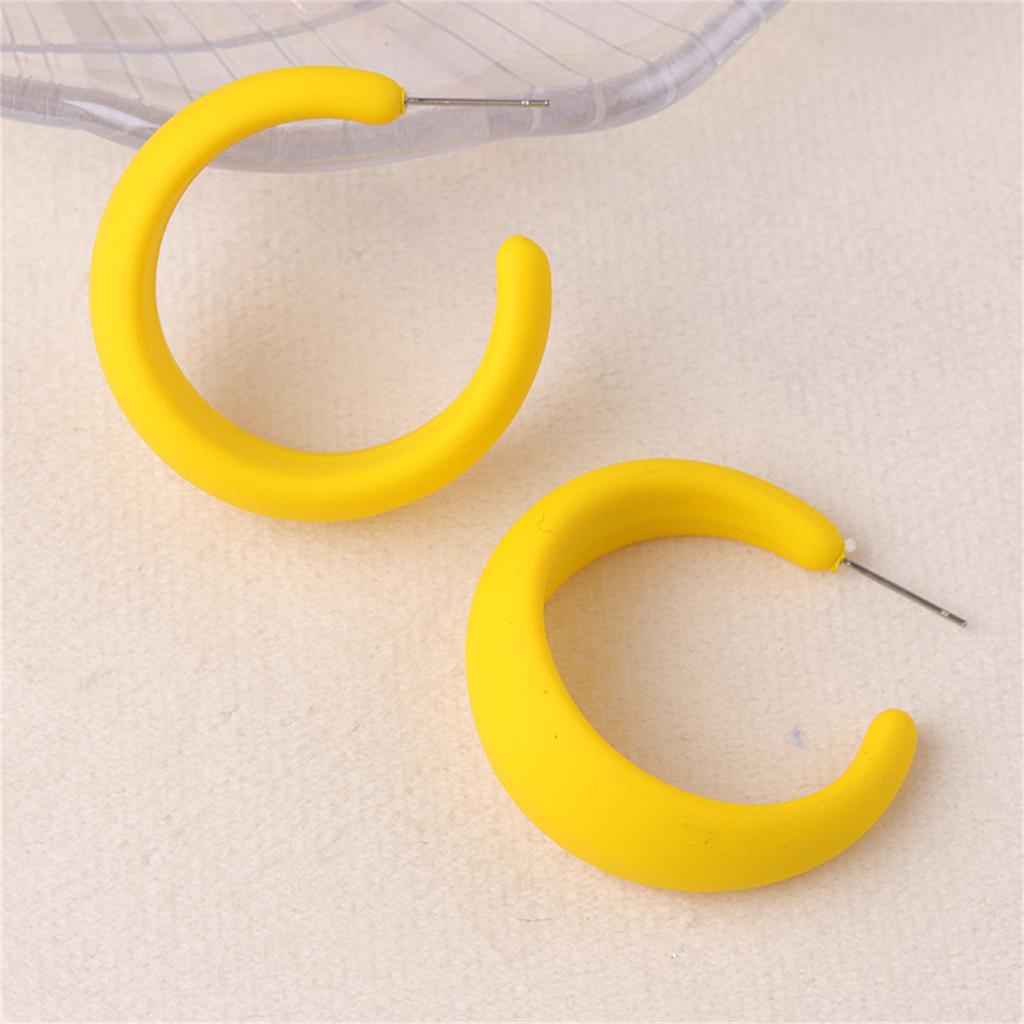 Exquisite Fashion Classic Acrylic Ring Declaration Minimalist Earrings Women's Luxury Design Decoration Wedding Party Jewelry