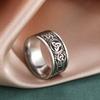 Vintage Viking Style Nordic Love Knot Wolf Men's Ring Defense Dragon Hiphop Rock Punk Women Tree of Life Couple Finger Ring Gift