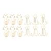 100Pcs Gold Paper Clips Metal Rustproof Plating Process Gold Fadeless Widely Used Cute Paper Clips f