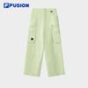 FUSION Women's Casual Woven Cargo Pants