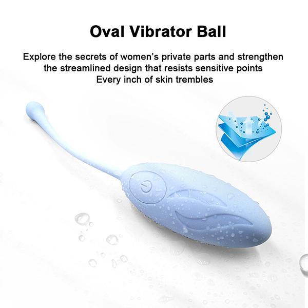 Kulevibrator Trådløs Fjernkontroll Vaginalkule Kegelkule Vibrerende Egg Masturbator Sexleketøy